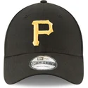 petten-gebogen-zwart-verstelbaar-9forty-the-league-van-pittsburgh-pirates-mlb-van-new-era