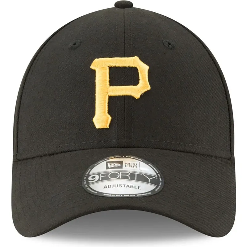 petten-gebogen-zwart-verstelbaar-9forty-the-league-van-pittsburgh-pirates-mlb-van-new-era