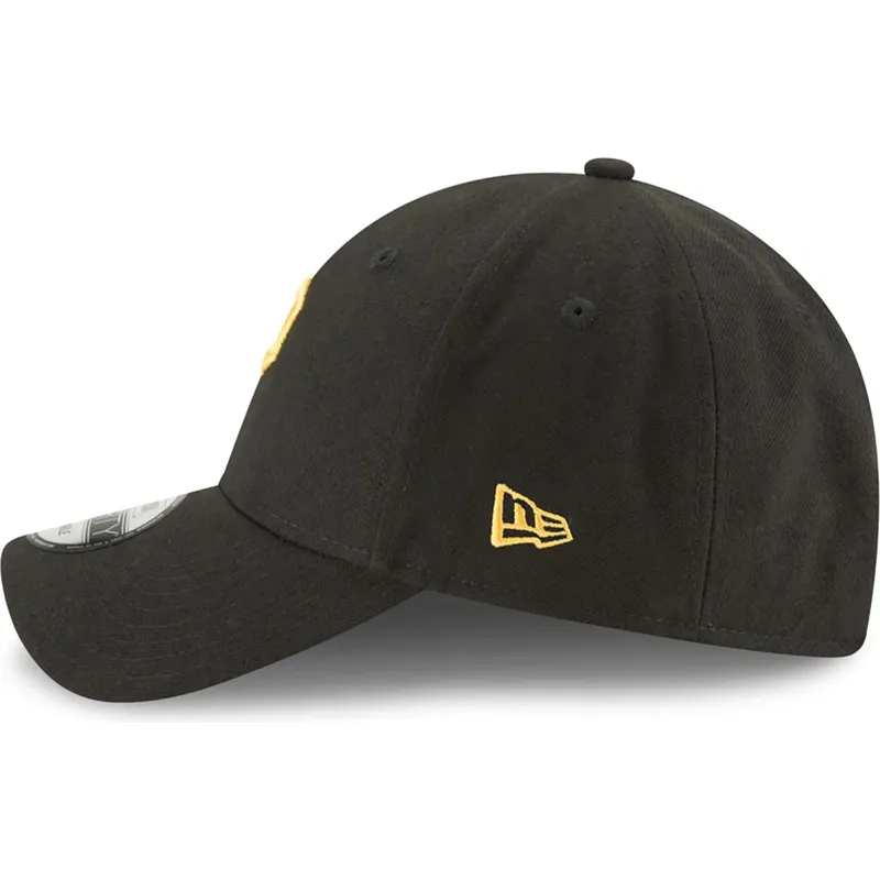 petten-gebogen-zwart-verstelbaar-9forty-the-league-van-pittsburgh-pirates-mlb-van-new-era