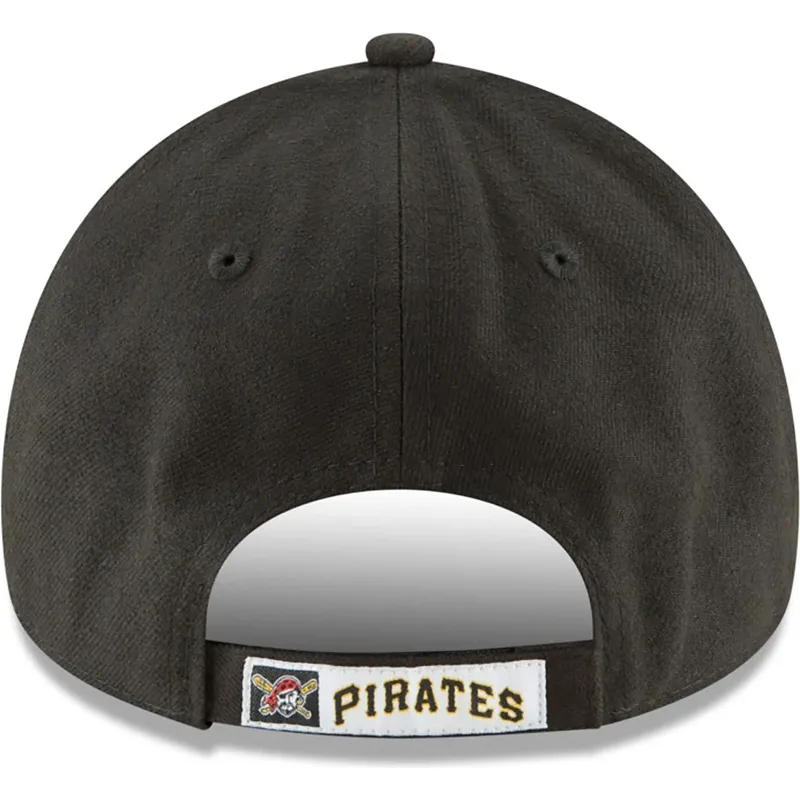 petten-gebogen-zwart-verstelbaar-9forty-the-league-van-pittsburgh-pirates-mlb-van-new-era