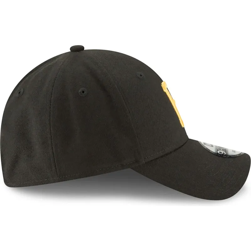petten-gebogen-zwart-verstelbaar-9forty-the-league-van-pittsburgh-pirates-mlb-van-new-era