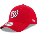 petten-gebogen-rood-verstelbaar-9forty-the-league-van-washington-nationals-mlb-van-new-era