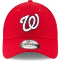 petten-gebogen-rood-verstelbaar-9forty-the-league-van-washington-nationals-mlb-van-new-era