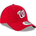 petten-gebogen-rood-verstelbaar-9forty-the-league-van-washington-nationals-mlb-van-new-era