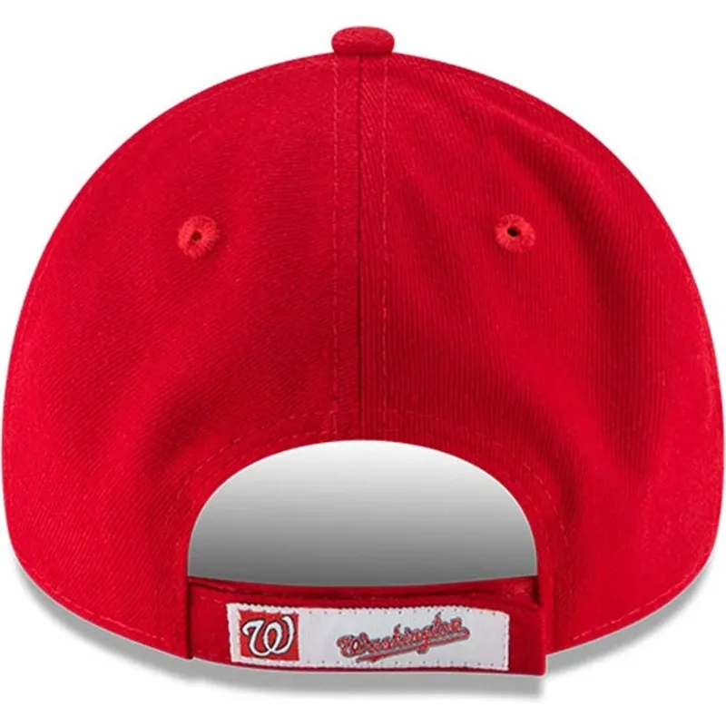 petten-gebogen-rood-verstelbaar-9forty-the-league-van-washington-nationals-mlb-van-new-era