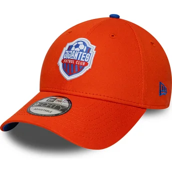 Petten gebogen oranje verstelbaar 9FORTY Core van Jijantes FC Kings League van New Era