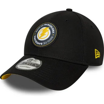 Petten gebogen zwart verstelbaar 9FORTY Core Rayo van Rayo de Barcelona Kings League van New Era