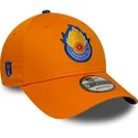 petten-gebogen-oranje-verstelbaar-9forty-core-van-saiyans-fc-kings-league-van-new-era