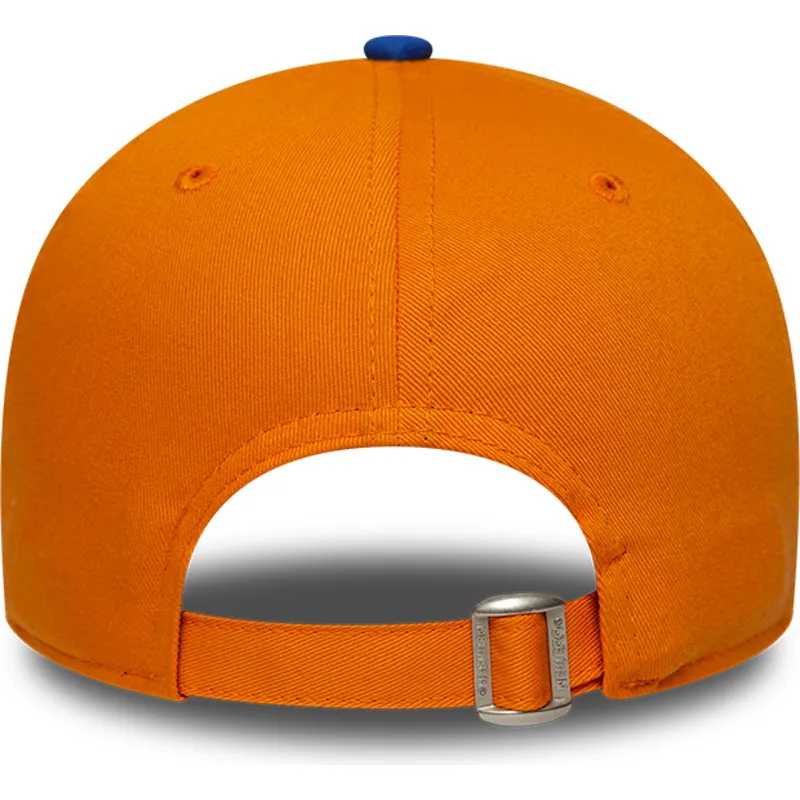 petten-gebogen-oranje-verstelbaar-9forty-core-van-saiyans-fc-kings-league-van-new-era