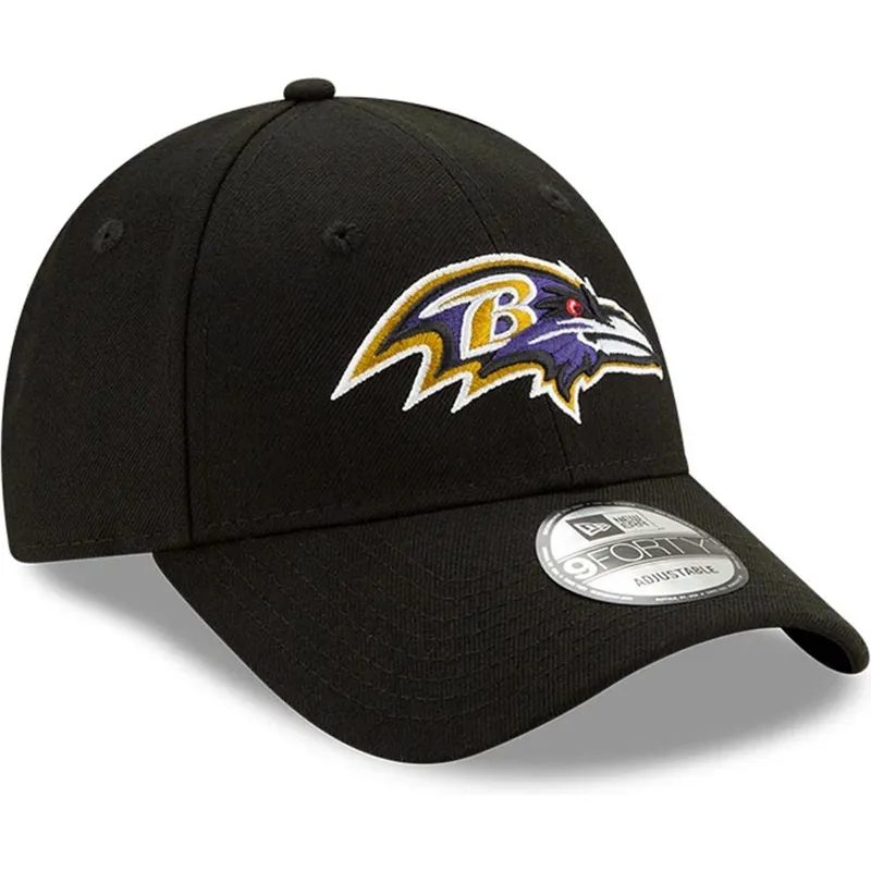 petten-gebogen-zwart-verstelbaar-9forty-the-league-van-baltimore-ravens-nfl-van-new-era