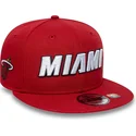 petten-plat-rood-snapback-9fifty-statement-van-miami-heat-nba-van-new-era
