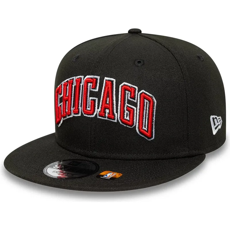petten-plat-zwart-snapback-9fifty-statement-van-chicago-bulls-nba-van-new-era