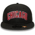 petten-plat-zwart-snapback-9fifty-statement-van-chicago-bulls-nba-van-new-era
