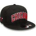 petten-plat-zwart-snapback-9fifty-statement-van-chicago-bulls-nba-van-new-era