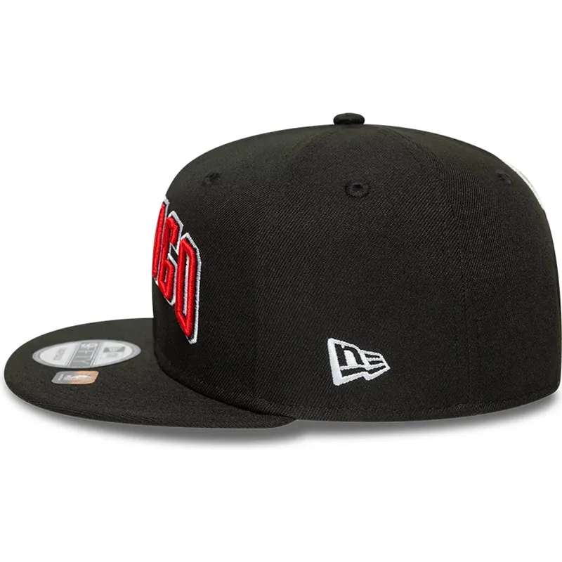 petten-plat-zwart-snapback-9fifty-statement-van-chicago-bulls-nba-van-new-era