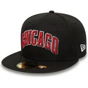 petten-plat-zwart-fitted-59fifty-statement-van-chicago-bulls-nba-van-new-era