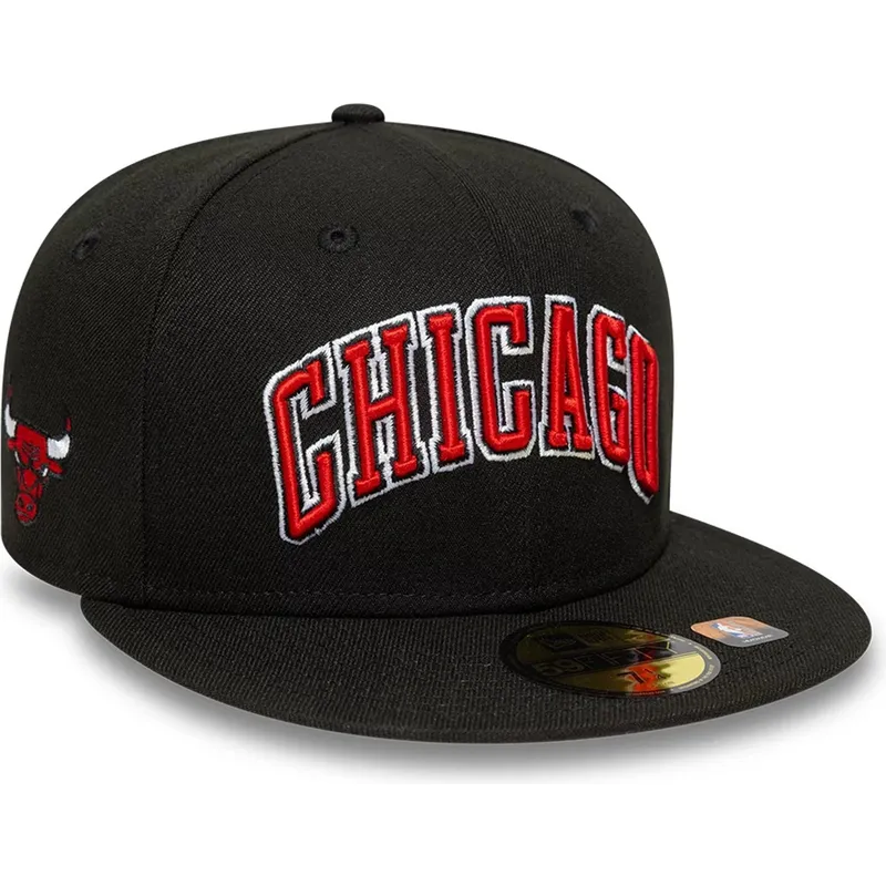 petten-plat-zwart-fitted-59fifty-statement-van-chicago-bulls-nba-van-new-era