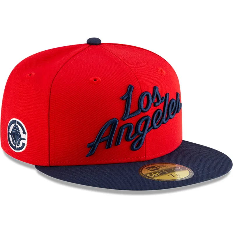 petten-plat-rood-fitted-59fifty-statement-van-los-angeles-clippers-nba-van-new-era