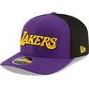petten-gebogen-paars-snapback-9seventy-statement-stretch-snap-van-los-angeles-lakers-nba-van-new-era