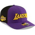 petten-gebogen-paars-snapback-9seventy-statement-stretch-snap-van-los-angeles-lakers-nba-van-new-era