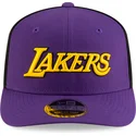 petten-gebogen-paars-snapback-9seventy-statement-stretch-snap-van-los-angeles-lakers-nba-van-new-era
