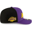 petten-gebogen-paars-snapback-9seventy-statement-stretch-snap-van-los-angeles-lakers-nba-van-new-era