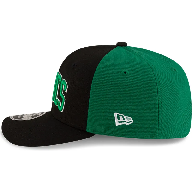 petten-gebogen-zwart-snapback-9seventy-statement-stretch-snap-van-boston-celtics-nba-van-new-era