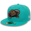 petten-plat-groen-fitted-59fifty-classic-van-memphis-grizzlies-nba-van-new-era