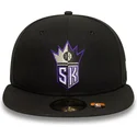 petten-plat-zwart-fitted-59fifty-classic-van-sacramento-kings-nba-van-new-era