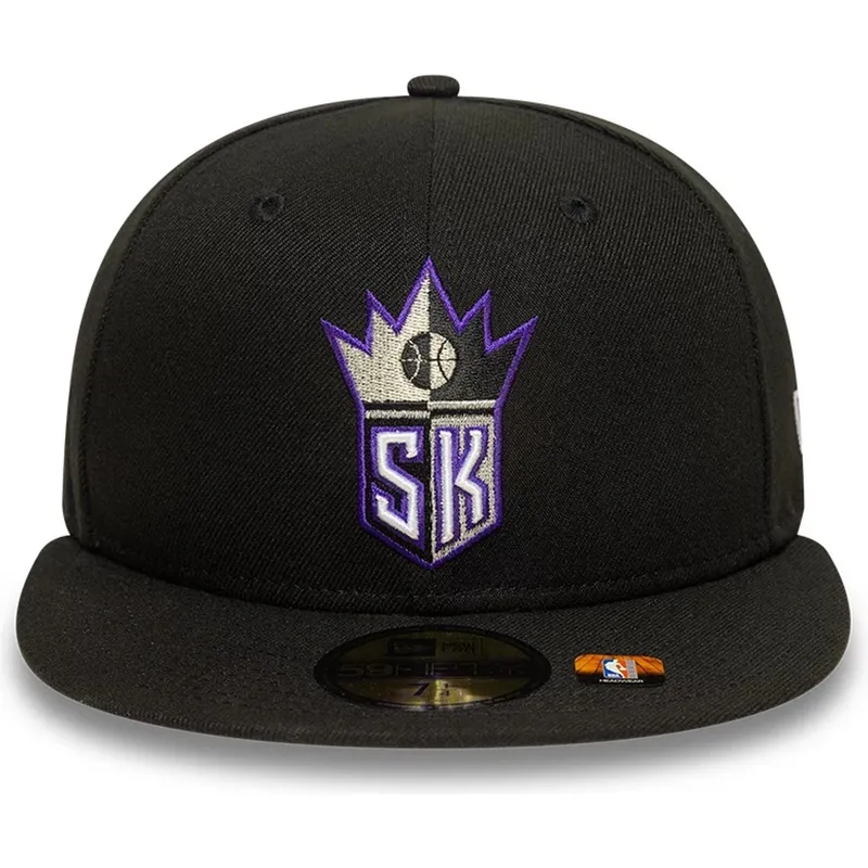 petten-plat-zwart-fitted-59fifty-classic-van-sacramento-kings-nba-van-new-era
