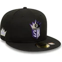petten-plat-zwart-fitted-59fifty-classic-van-sacramento-kings-nba-van-new-era