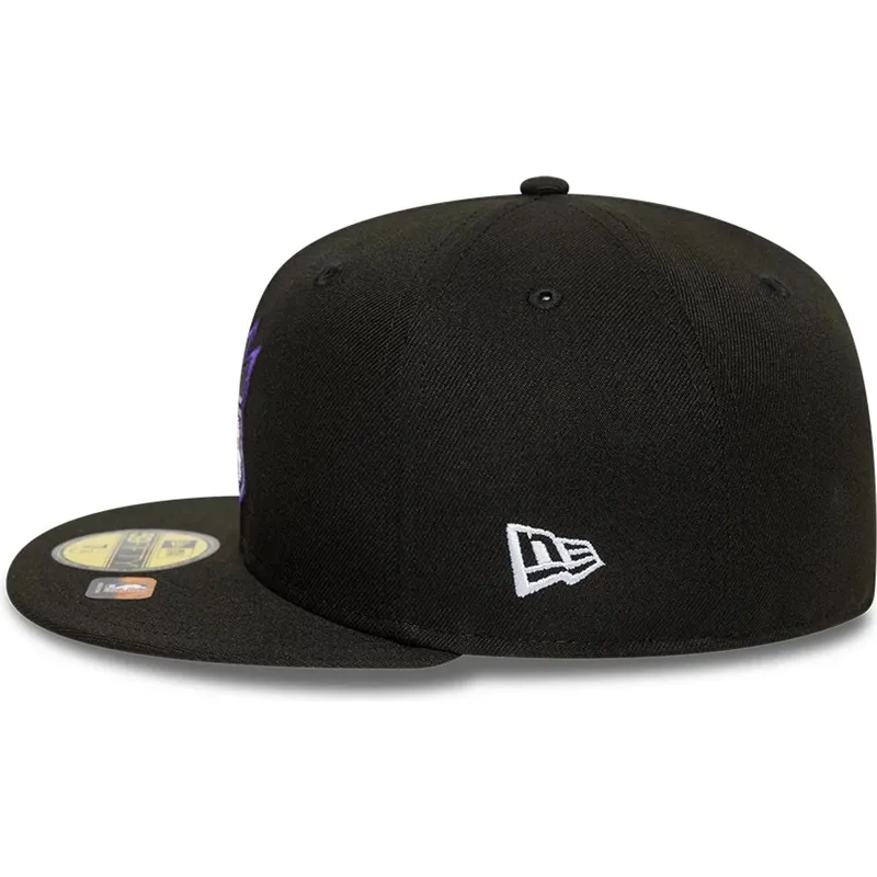 petten-plat-zwart-fitted-59fifty-classic-van-sacramento-kings-nba-van-new-era