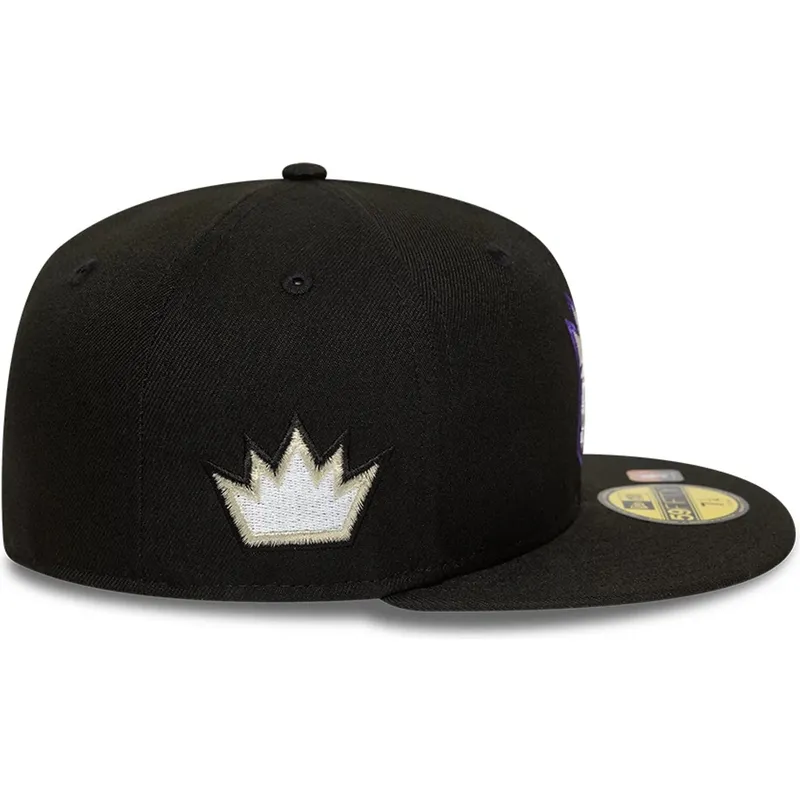 petten-plat-zwart-fitted-59fifty-classic-van-sacramento-kings-nba-van-new-era