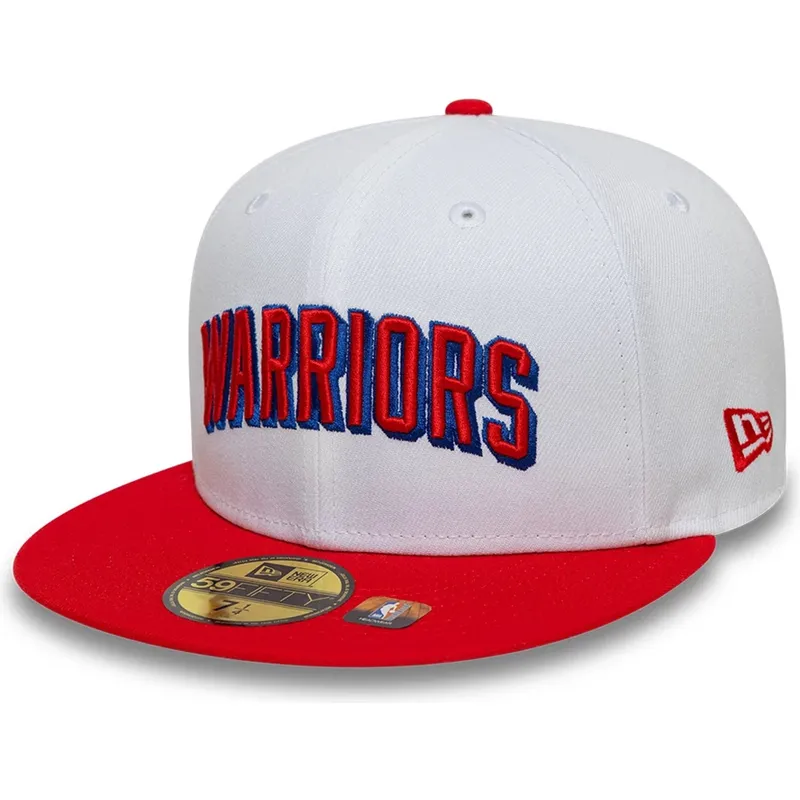 petten-plat-rood-fitted-59fifty-classic-van-golden-state-warriors-nba-van-new-era