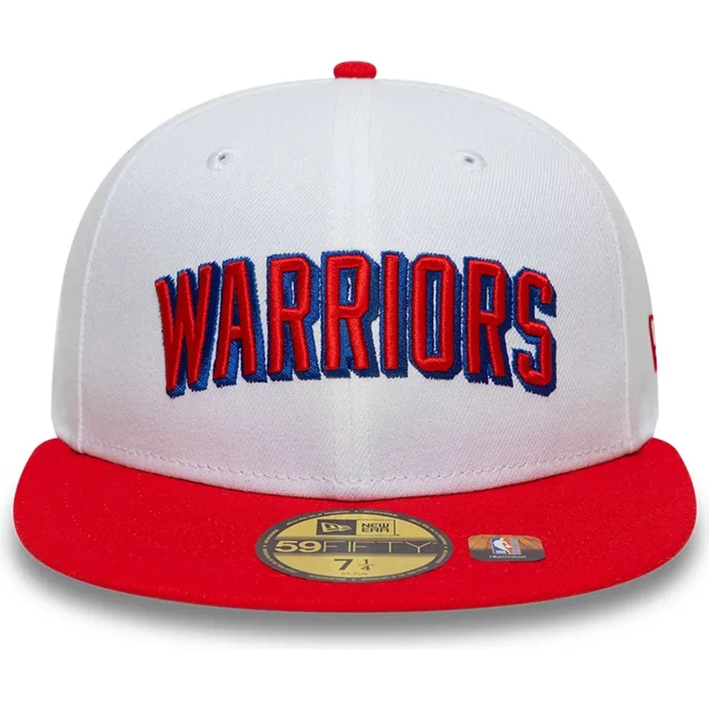 petten-plat-rood-fitted-59fifty-classic-van-golden-state-warriors-nba-van-new-era