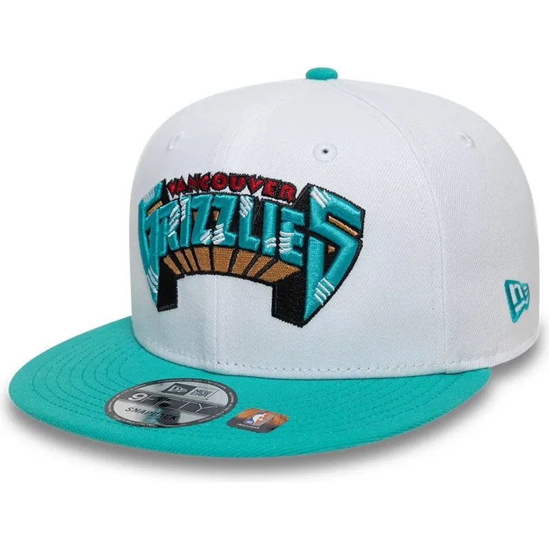 petten-plat-groen-snapback-9fifty-classic-van-memphis-grizzlies-nba-van-new-era