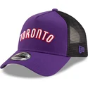 petten-gebogen-paars-snapback-a-frame-classic-van-toronto-raptors-nba-van-new-era