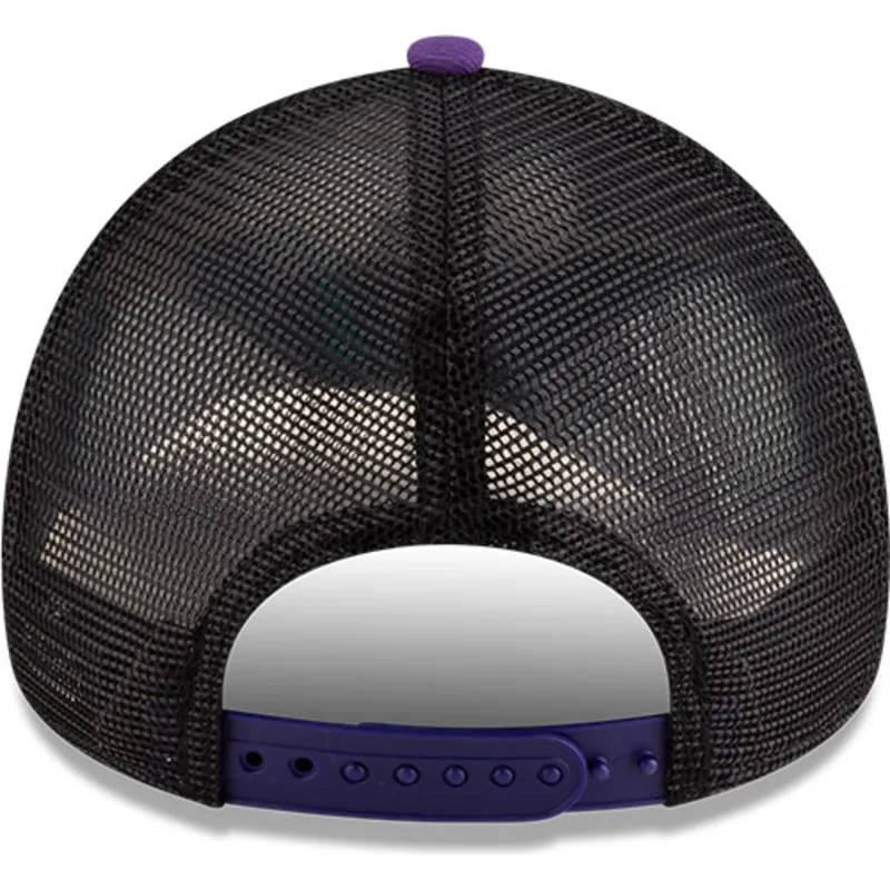 petten-gebogen-paars-snapback-a-frame-classic-van-toronto-raptors-nba-van-new-era