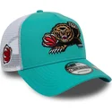petten-gebogen-groen-snapback-a-frame-classic-van-memphis-grizzlies-nba-van-new-era