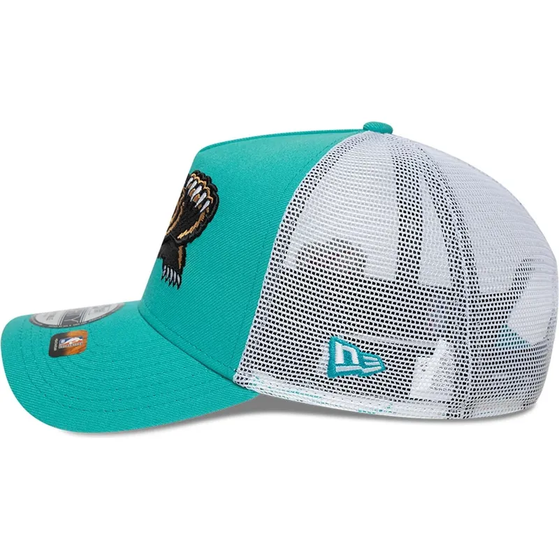 petten-gebogen-groen-snapback-a-frame-classic-van-memphis-grizzlies-nba-van-new-era