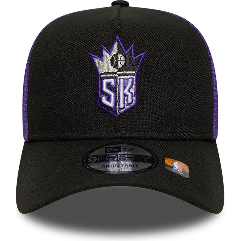 petten-gebogen-zwart-snapback-a-frame-classic-van-sacramento-kings-nba-van-new-era