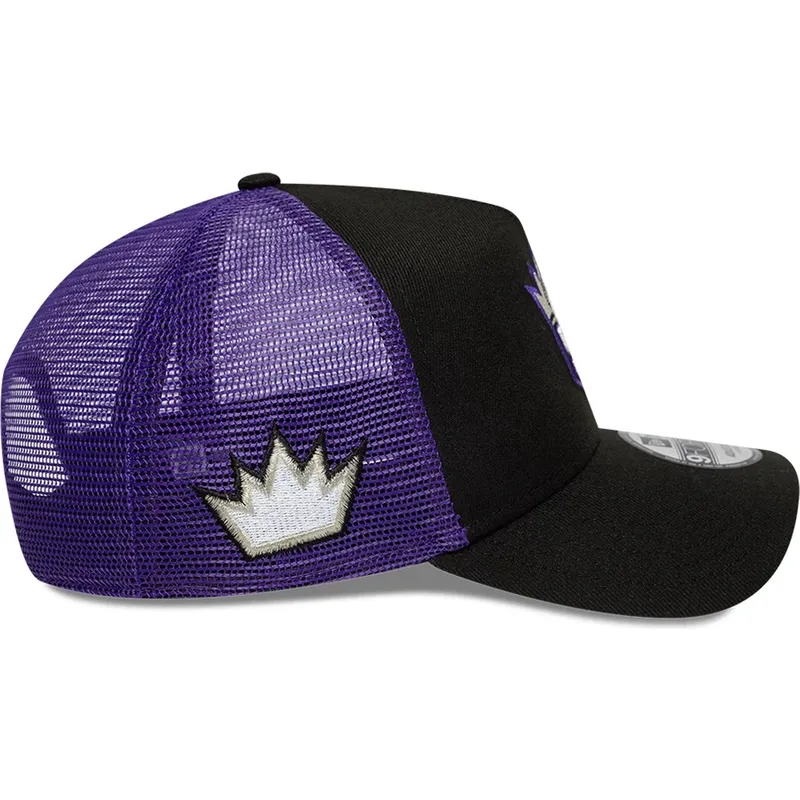 petten-gebogen-zwart-snapback-a-frame-classic-van-sacramento-kings-nba-van-new-era