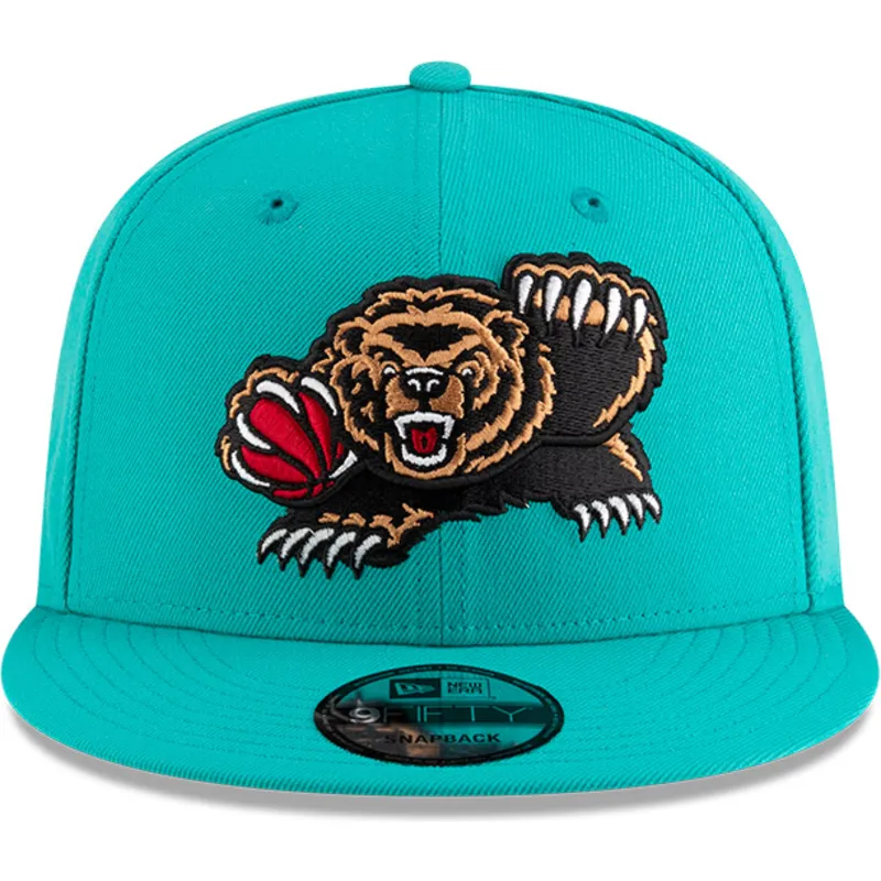 petten-plat-groen-snapback-9fifty-classic-van-memphis-grizzlies-nba-van-new-era