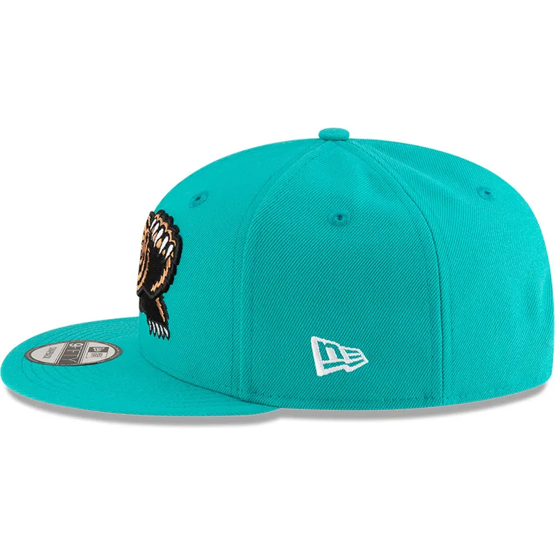 petten-plat-groen-snapback-9fifty-classic-van-memphis-grizzlies-nba-van-new-era