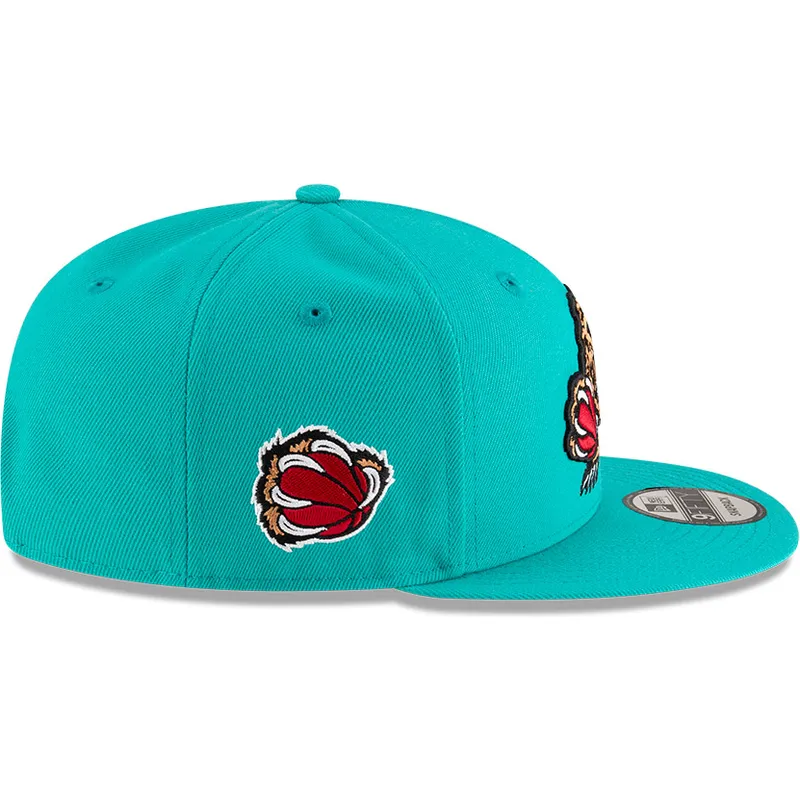 petten-plat-groen-snapback-9fifty-classic-van-memphis-grizzlies-nba-van-new-era