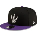 petten-plat-zwart-snapback-9fifty-classic-van-toronto-raptors-nba-van-new-era