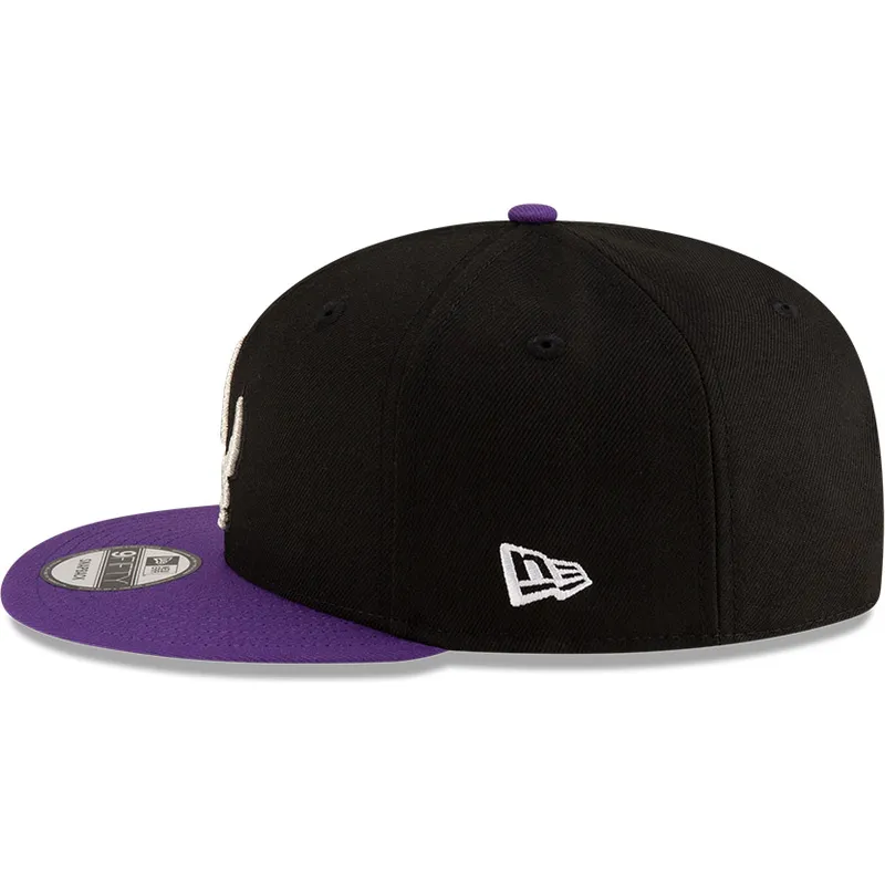 petten-plat-zwart-snapback-9fifty-classic-van-toronto-raptors-nba-van-new-era