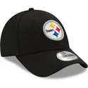 petten-gebogen-zwart-verstelbaar-9forty-the-league-van-pittsburgh-steelers-nfl-van-new-era