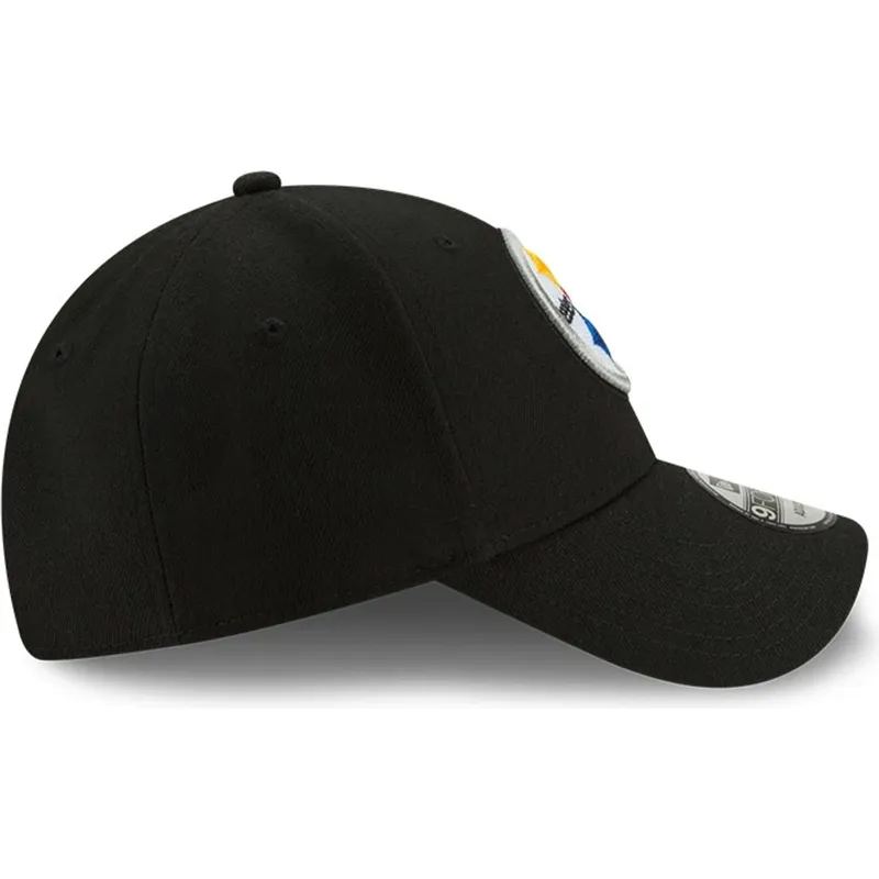 petten-gebogen-zwart-verstelbaar-9forty-the-league-van-pittsburgh-steelers-nfl-van-new-era