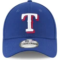 petten-gebogen-blauw-verstelbaar-9forty-the-league-van-texas-rangers-mlb-van-new-era